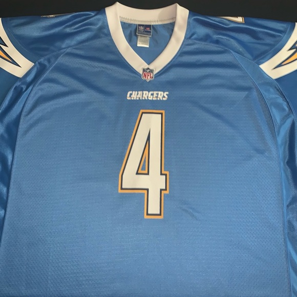 SOLD NFL Pro Line Michael Badgley Los Angeles Chargers #4 Powder Blue Jersey 2XL - Picture 3 of 7